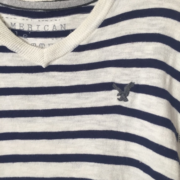 American Eagle Outfitters Mens Striped Sweater M - Picture 3 of 6